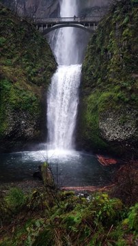 When the mountains cry in slow motion 🌊🏔 — every drop tells a story, and nature plays its most peaceful song. ✨