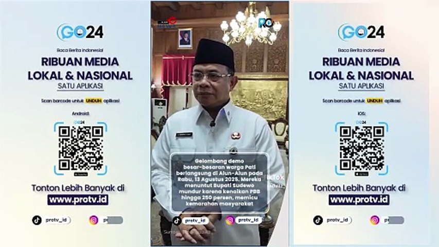 Demo Tuntut Bupati Pati Mundur, Sudiwo Ingatkan Warga Jaga Kekompakan: Jangan Gampang Terprovokasi