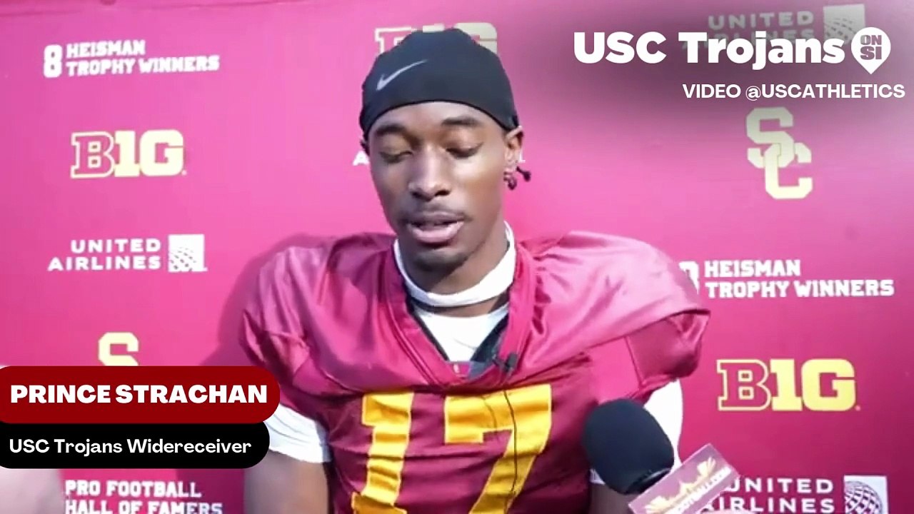 USC Trojans wide receiver Prince Strachan discusses what he learned last season that he will bring to this upcoming season