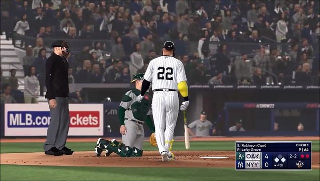HOFBL Season 2 (ALCS Game 5): Grove won't let Yanks off the hook; Yankees @ Athletics