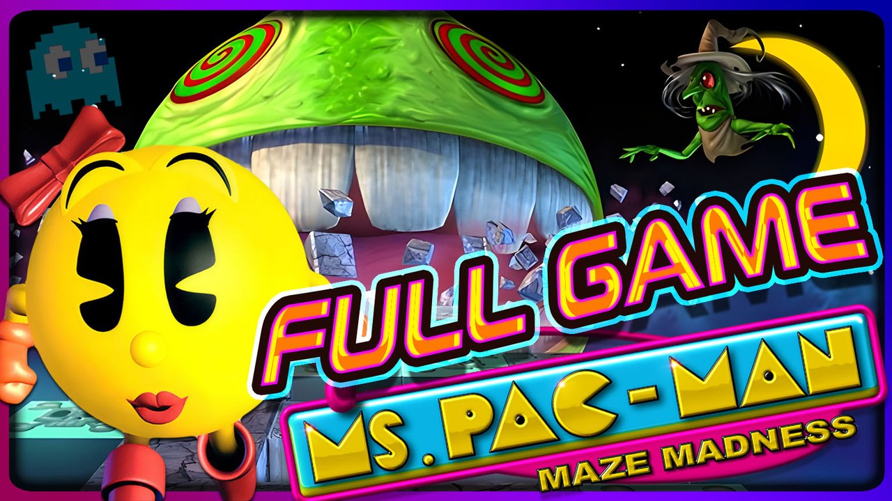 Ms Pac-Man Maze Madness FULL GAME Longplay (Dreamcast, N64, PS1)
