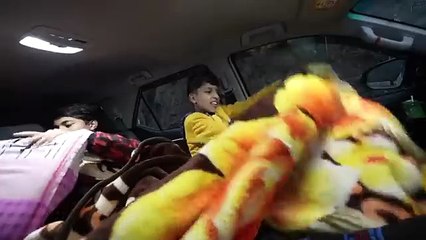 Living 24 Hours In Car 🚘 Challenge