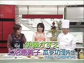 きのこのラザニア　　上沼恵美子のおしゃべりクッキング　ゲスト 伊藤かずえ　本多功禰 料理 トーク, Emiko Kaminuma cooking