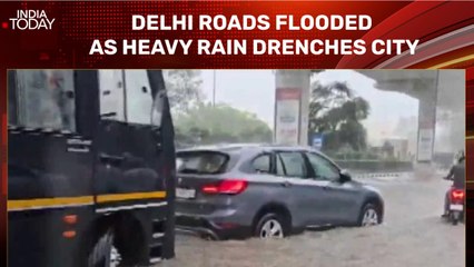 Massive waterlogging, traffic chaos return as heavy rain batters Delhi-NCR