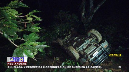 Se registra un fuerte accidente vehicular que deja varios heridos en Trojes, El Paraíso