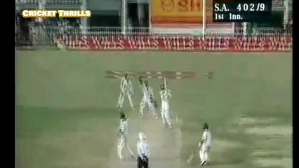 Ali Hussain Rizvi Test Debut vs South Africa 1997
