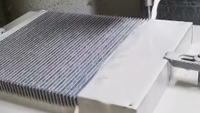 CNC machined aluminum heatsink