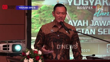 [FULL] Sambutan Menko AHY di Rapat Pembangunan Kawasan DIY & Jasela: Singgung Gagal Gubernur