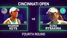Comeback queen Rybakina knocks Keys out of Cincinnati