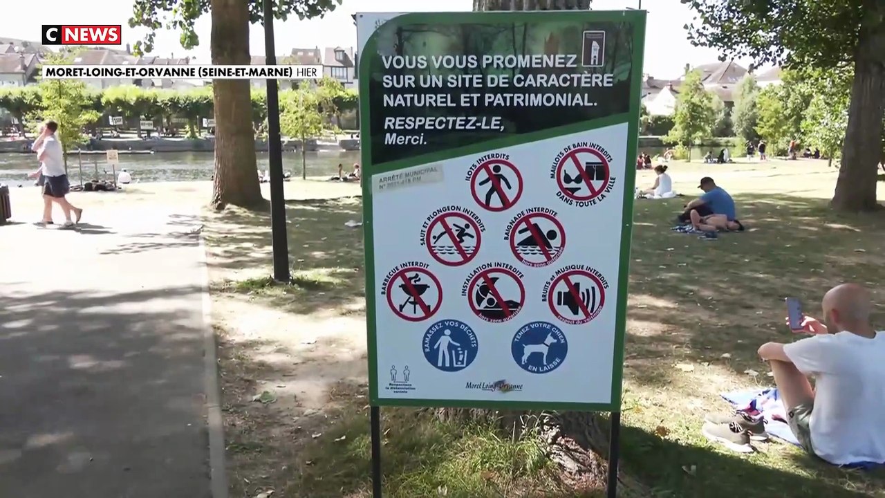 Canicule : Des vacanciers enfreignent les interdictions de baignade en Seine-et-Marne à cause de la canicule