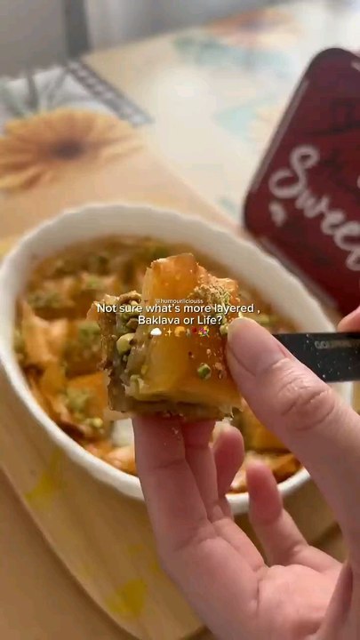 Yummiest Baklava#shorts #cooking #food #fyp #asmr #recipe #snacks