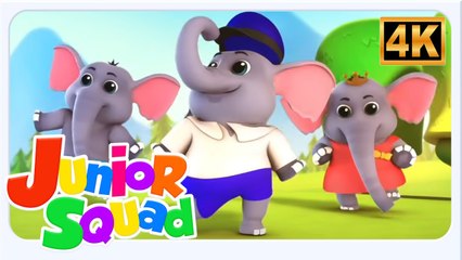 Cinco Pequeños Elefantes 🐘 | Canciones Infantiles en Español Latino | Kids TV