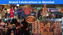 Rajinikanth's COOLIE Grand FDFS Celebration In Mumbai: Huge Cutout, Dhol, Dance, Custom T-Shirts & More!