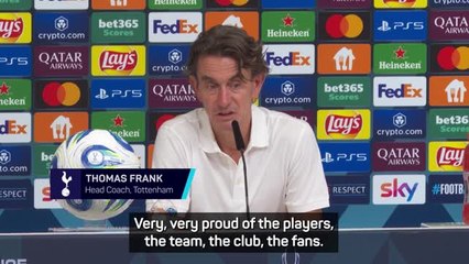 Frank 'very proud' of players despite late collapse