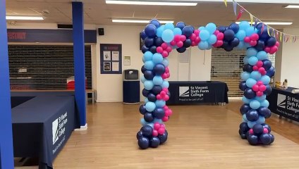 St Vincent Sixth Form College ready for A-Level results day - video by Marcin Jedrysiak