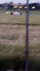 F1 McLaren spotted racing along Blackpool Airport runway