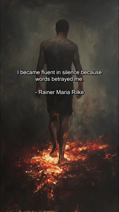 Rainer Maria Rilke Communication Pain Philosophical Wisdom