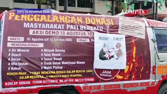 Kondisi Kantor Bupati Pati, Pasca Aksi Demo Tuntut Mundur Sudewo