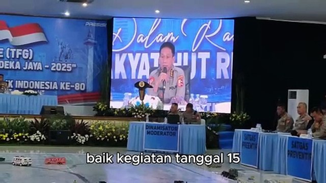 7.000 Personel Polri Dikerahkan Amankan HUT ke-80