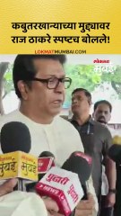 कबुतरखान्याच्या मुद्द्यावर राज ठाकरे स्पष्टच बोलले!