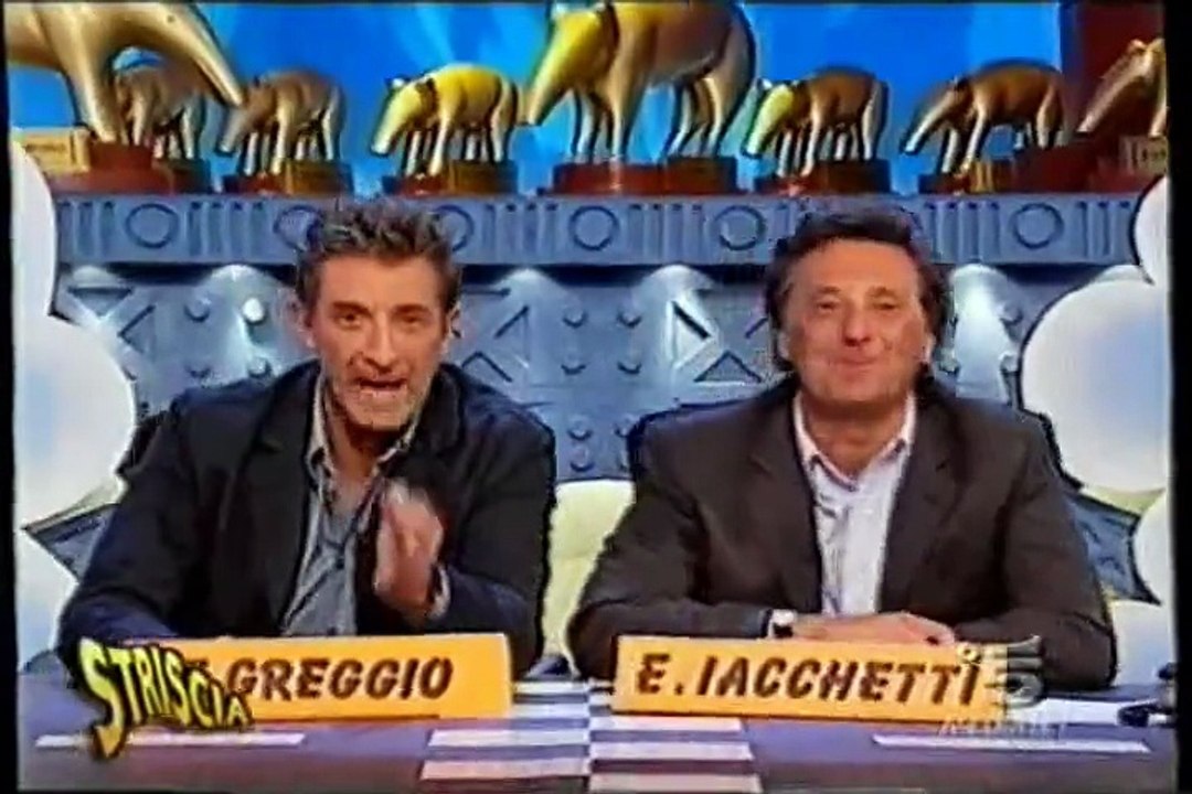 PROMO STRISCIA LA NOTIZIA (2004) EZIO GREGGIO ED ENZO IACCHETTI