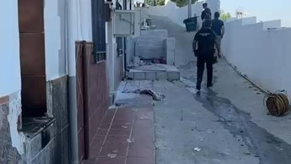 Algunas de las casas quemadas para desterrar a Los Charlores de Pinos Puente.