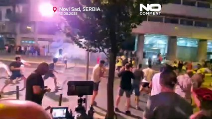 Sırbistan’daki protestolar ikinci gecede çatışmaya dönüştü