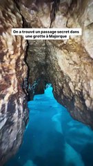 On a trouvé un passage secret dans une grotte à Majorque 💙🇪🇸