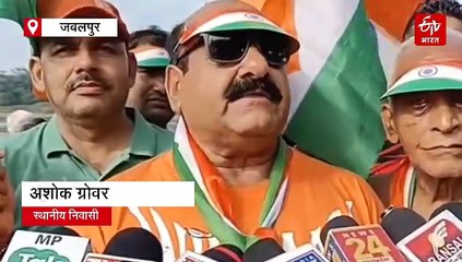 जबलपुर में नर्मदा की लहरों के बीच तिरंगा यात्रा, 6 साल की प्रज्ञा ने भी दिखाया दम