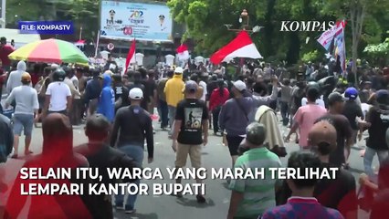 Momen-Momen Amarah Warga Pati saat Demo Tuntut Bupati Sudewo Mundur