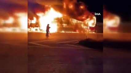 Çamaşır makinesi alev aldı: Ekipler yanmaktan son anda kurtuldu