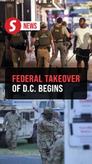 Federal agents begin patrolling Washington streets after takeover