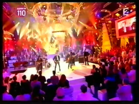 Johnny Hallyday & Francis Cabrel – Sarbacane en duo live (France 2 – 29 mars 2008)