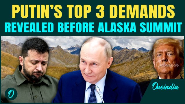 Russia Reveals Putin’s Top 3 Demands Before Alaska Summit | Will Trump Bow To Putin’s Demands?