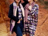 Plain mottled rectangular scarf femme La Fianc&eacute;e