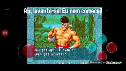 Fatal Fury 3 Geese Howard vs Joe Higashi fala de vitória do Joe Higashi em português parte 2