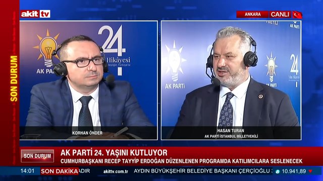 AK Parti İstanbul Milletvekili Hasan Turan, AK Parti'nin 24 yıllık serüvenini değerlendirdi