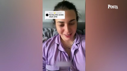 Derin Talu, kilo yorumu yapan takipçisine böyle karşılık verdi