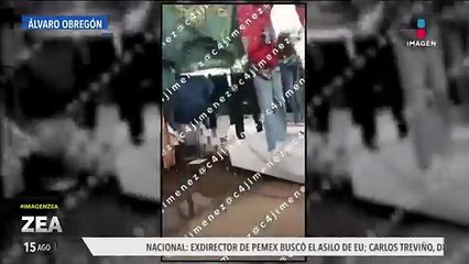 Ladrón pide ayuda a la policía tras ser perseguido por vecinos en la Álvaro Obregón