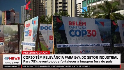 Mais da metade da indústria vê COP30 com otimismo, apesar das críticas