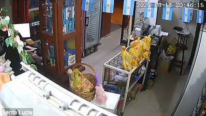 Asalto en barrio Santa Lucía