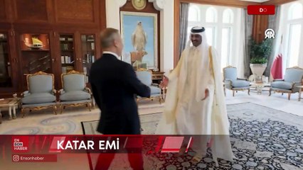 Hakan Fidan, Katar Emiri Hamad Al Sani tarafından kabul edildi