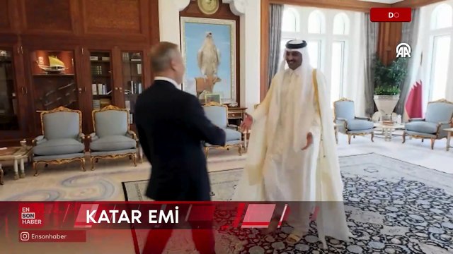 Hakan Fidan, Katar Emiri Hamad Al Sani tarafından kabul edildi