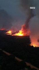 Las desoladoras imágenes del incendio de Molezuelas, a vista de dron