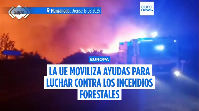 Miles de desplazados en Grecia, España y Portugal por los incendios forestales