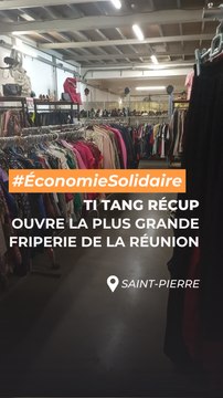 Saint-Pierre : Ti Tang Récup inaugure la plus grande friperie de La Réunion