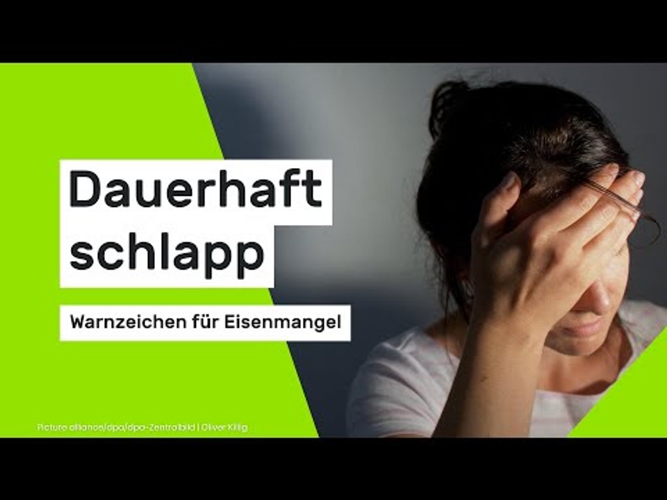 Dauerhaft schlapp - auf dieses Warnzeichen für Eisenmangel sollten Sie achten