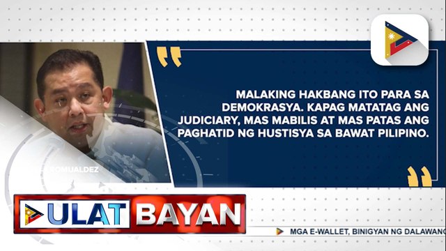 House Speaker Romualdez, tiwalang malaki ang maitutulong sa bansa ng pagsasabatas ni PBBM ng Judiciary Fiscal Autonomy Act”