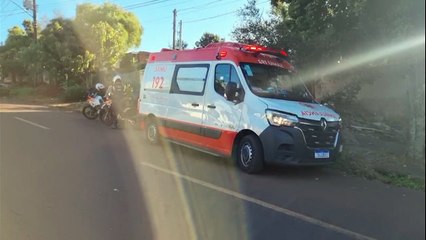 Equipes do Samu resgatam homem com AVC no Bairro Santa Felicidade