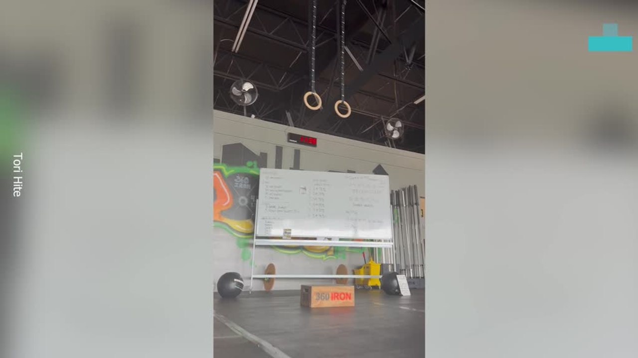 Woman Falls From High Rings in Gym Fail